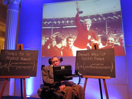 Professor Stephen Hawkings tells us the winning formula to win the World Cup 2014